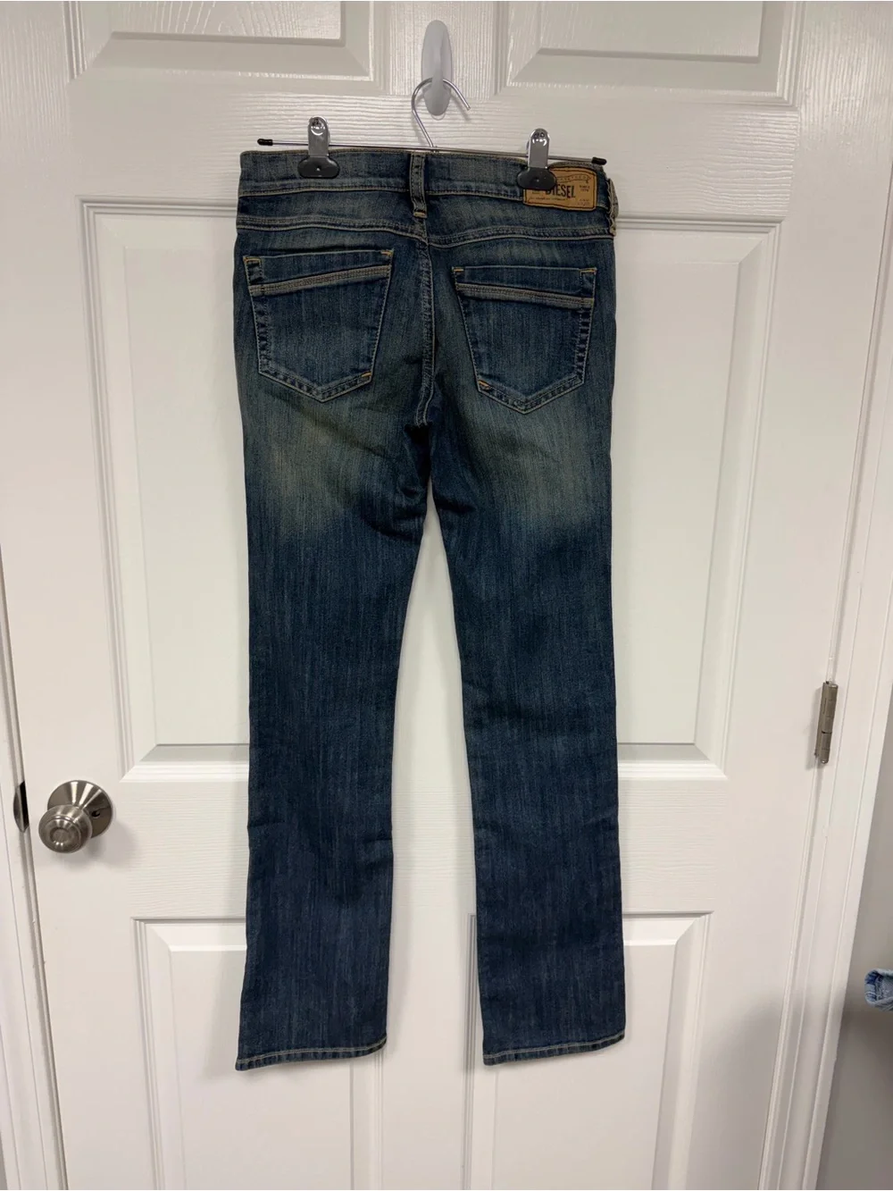 DIESEL Women’s Bootcut Jeans in Faded Blue Wash - Picture 2 of 7